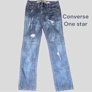 Converse one star Sheridan skinny distressed jeans!